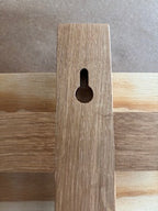 Handcrafted White Oak Cross, Wall Hanging Decor