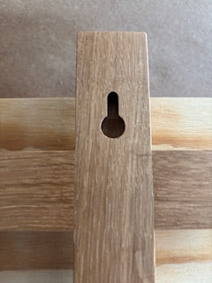 Handcrafted White Oak Cross, Wall Hanging Decor